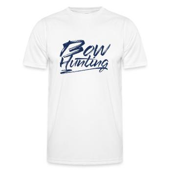 Bogen Jäger Pfeil und Bogen Bogenjagd Bogenjäger - Männer Funktions-T-Shirt - Weiß - Vorne - AI Model Male 178 dark (178cm)