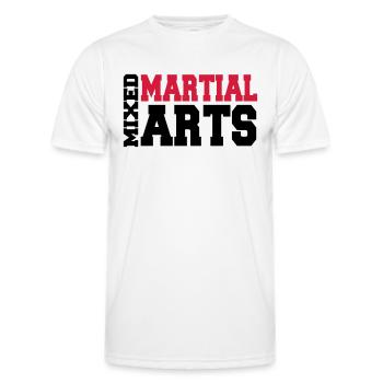 Mixed Martial Arts - T-shirt sport Homme - blanc - Devant - AI Model Male 178 dark (178cm)
