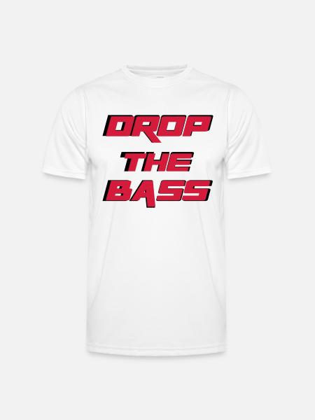 Bass - Männer Funktions-T-Shirt - Weiß