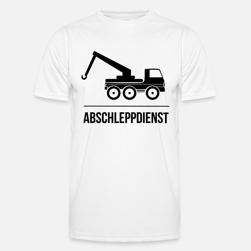 Abschleppdienst - Männer Funktions-T-Shirt - Weiß