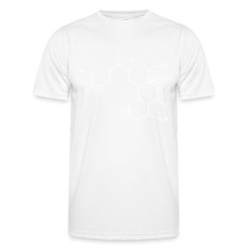 LSD Acid Albert Hoffman Hallucinogen Psychedelics - Men's Functional T-Shirt - white - Front - AI Model Male 178 dark (178cm)