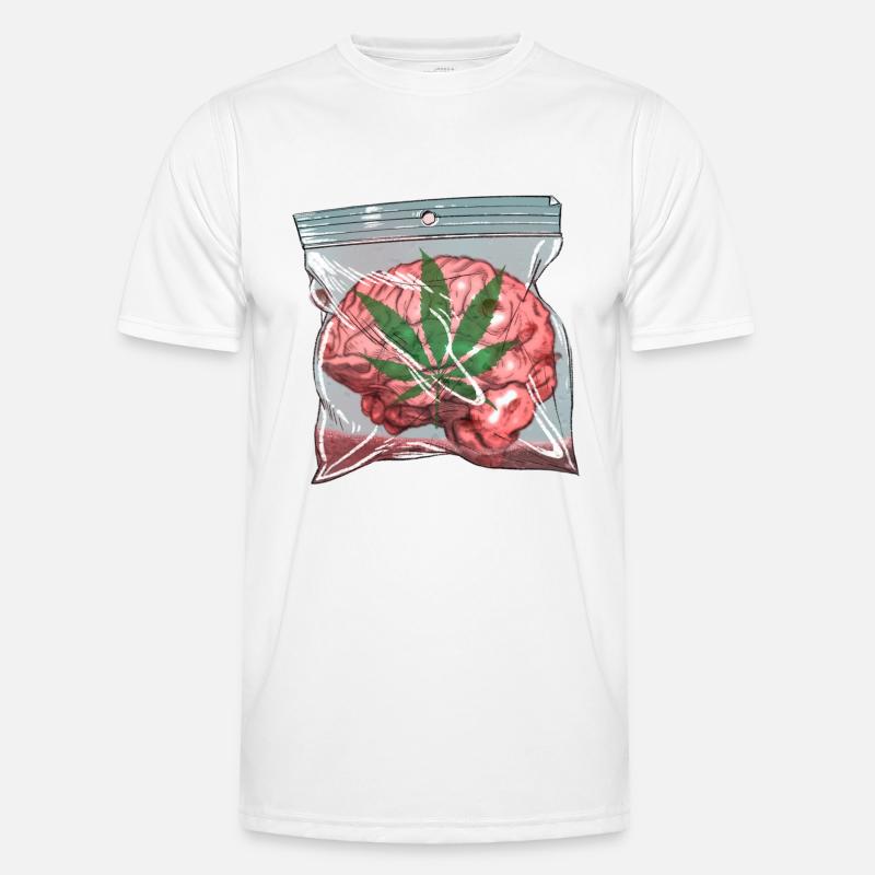 Gehirn Männer Funktions-T-Shirt