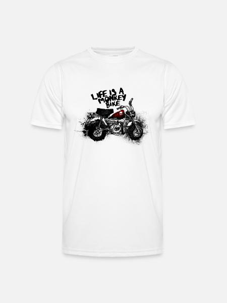 Monkeybike - Men's Functional T-Shirt - white