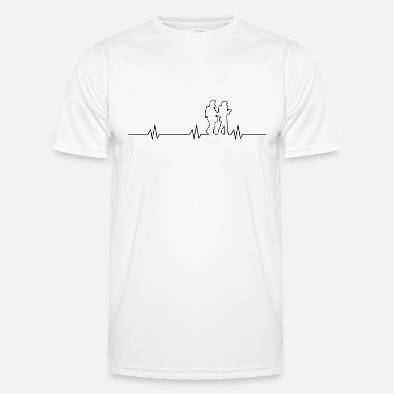 Pulse line fire brigade respiratory protection - Men's Functional T-Shirt - white