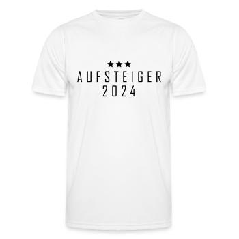 Aufsteiger 2024 Aufstiegstrikot 24 - Männer Funktions-T-Shirt - Weiß - Vorne - AI Model Male 178 dark (178cm)