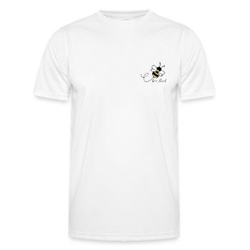 Bee kind - Men's Functional T-Shirt - white - Front - AI Model Male 178 dark (178cm)