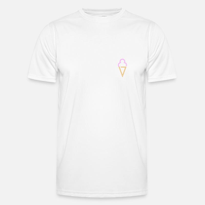 Neon Ice Cream Männer Funktions-T-Shirt