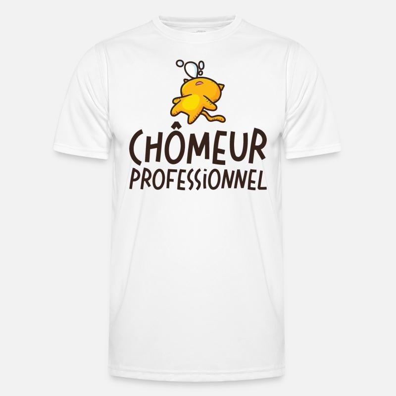 Arbeitslose Berufstätige Männer Funktions-T-Shirt