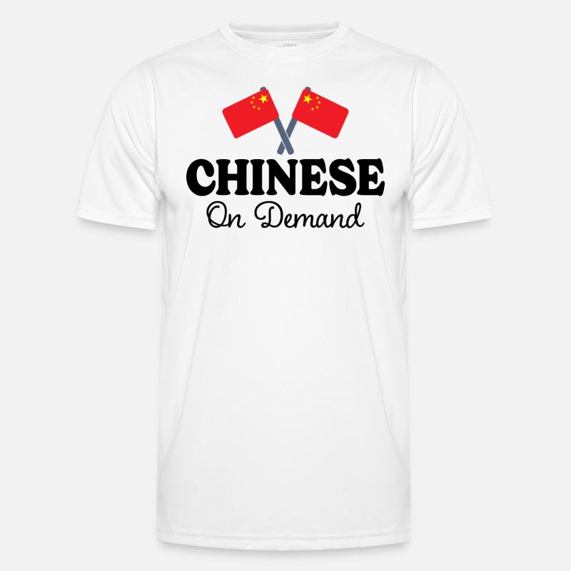 Chinese on request Chinese interpreter Men's Functional T-Shirt
