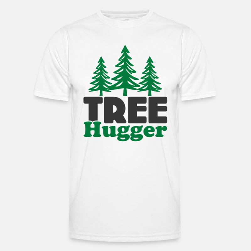 Baum-Umarmer Männer Funktions-T-Shirt