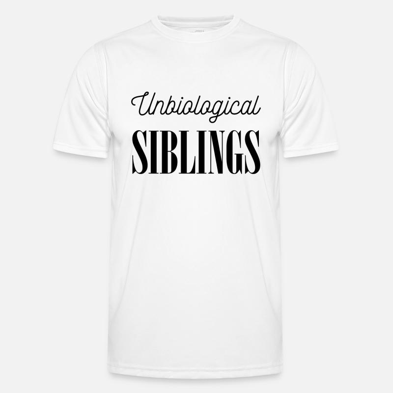 Beste Freunde: Unbiological Siblings Männer Funktions-T-Shirt