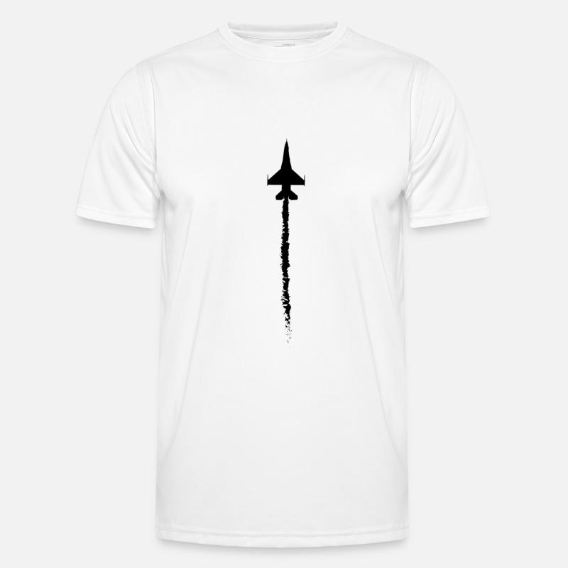 Airplane Present Pilot Airline Jet - Flugzeug Männer Funktions-T-Shirt