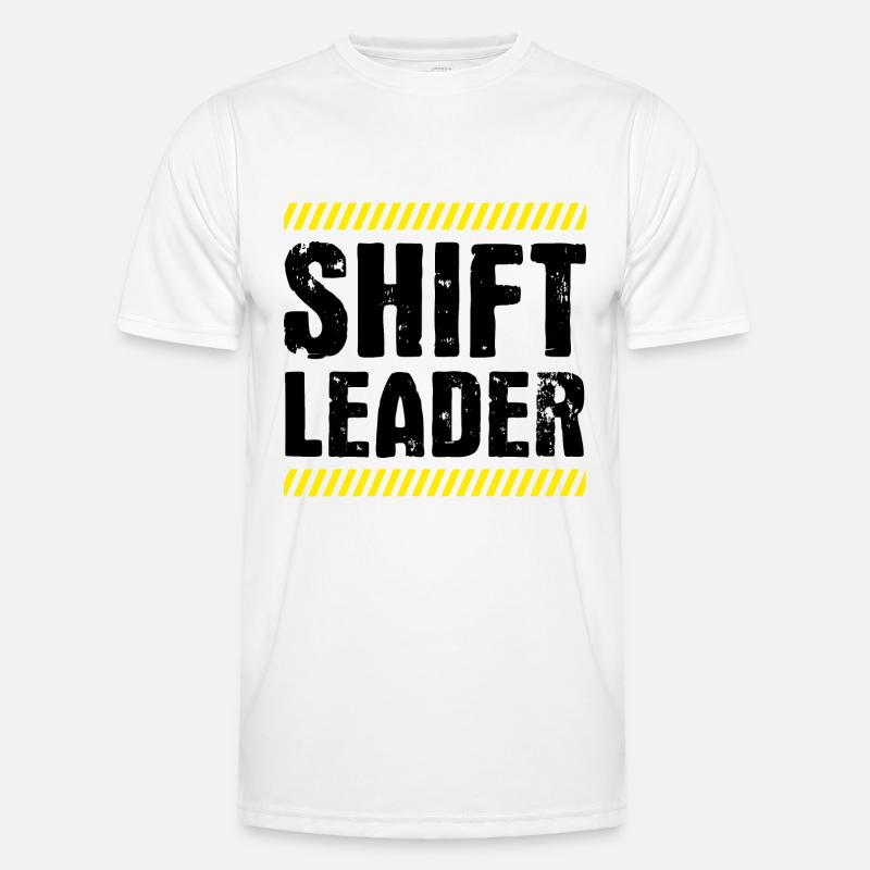 Shiftleader Shift Manager - Men's Functional T-Shirt - white