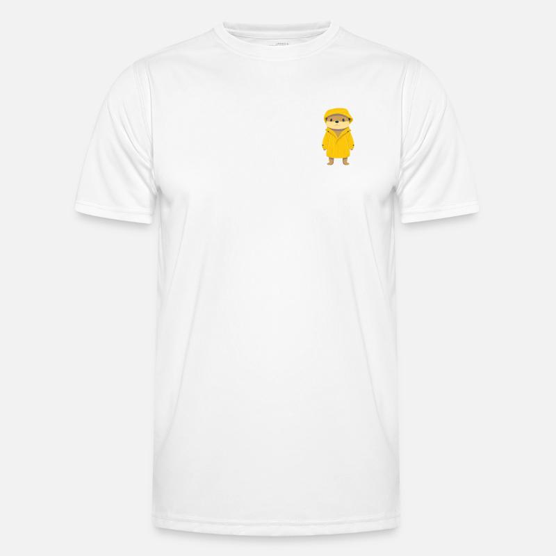 Otter in a raincoat Men's Functional T-Shirt