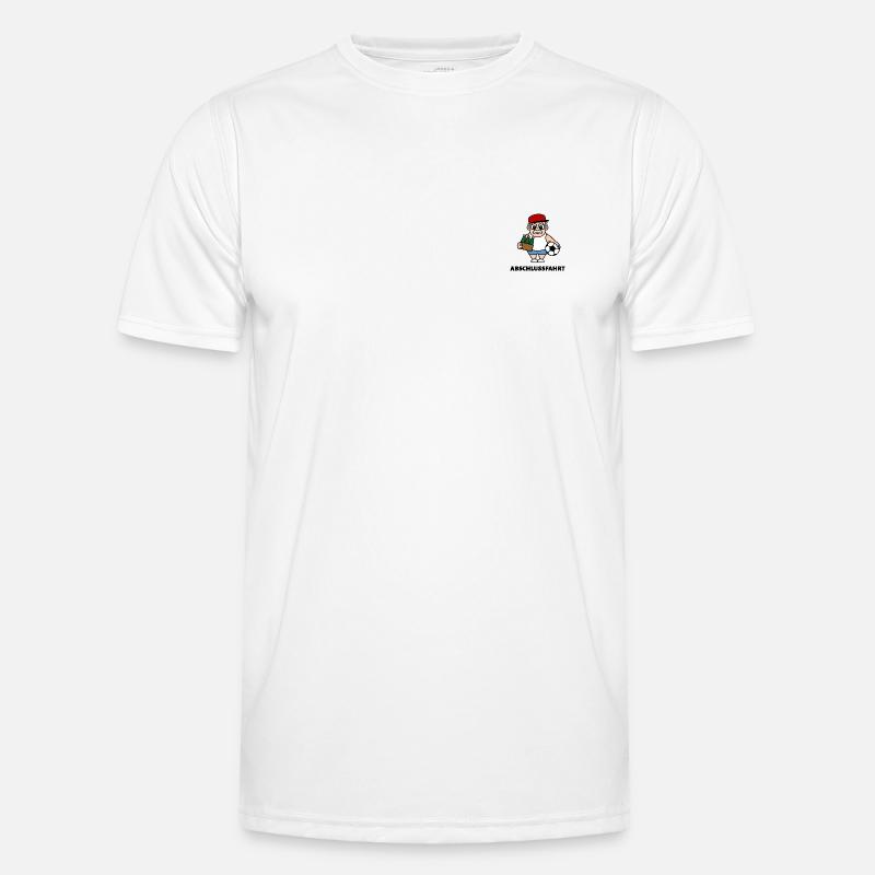 Andy auf Abschlussfahrt - Abschlussfahrt - Männer Funktions-T-Shirt - Weiß