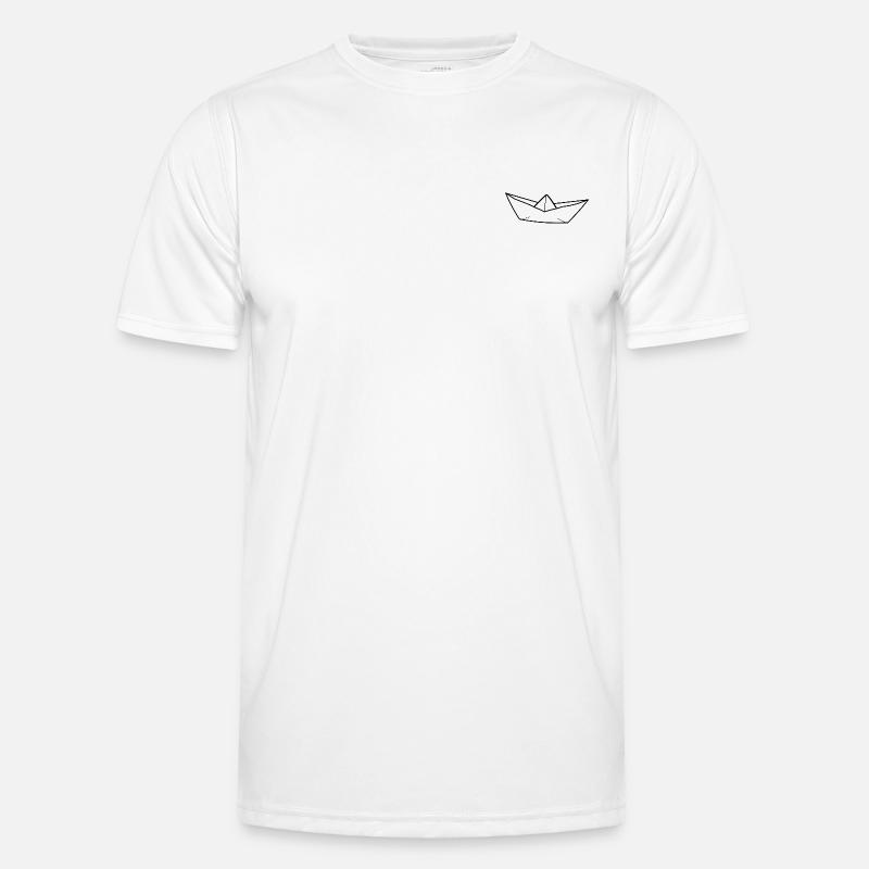 Paper - Boat Männer Funktions-T-Shirt
