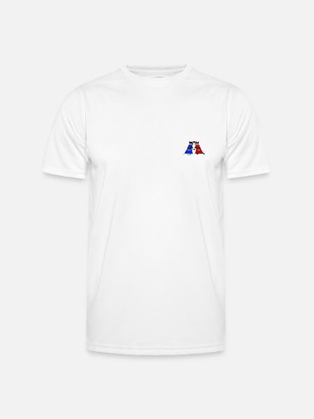 Blue White Red Horses - Men's Functional T-Shirt - white