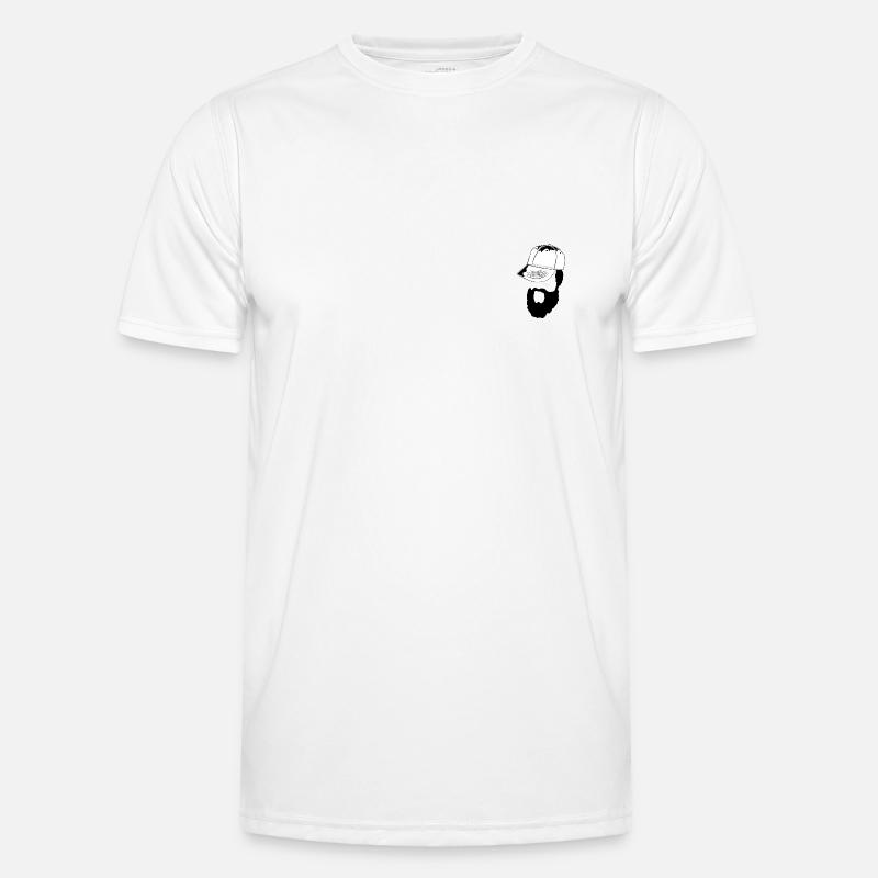 Barbu et coiffé! T-shirt sport Homme