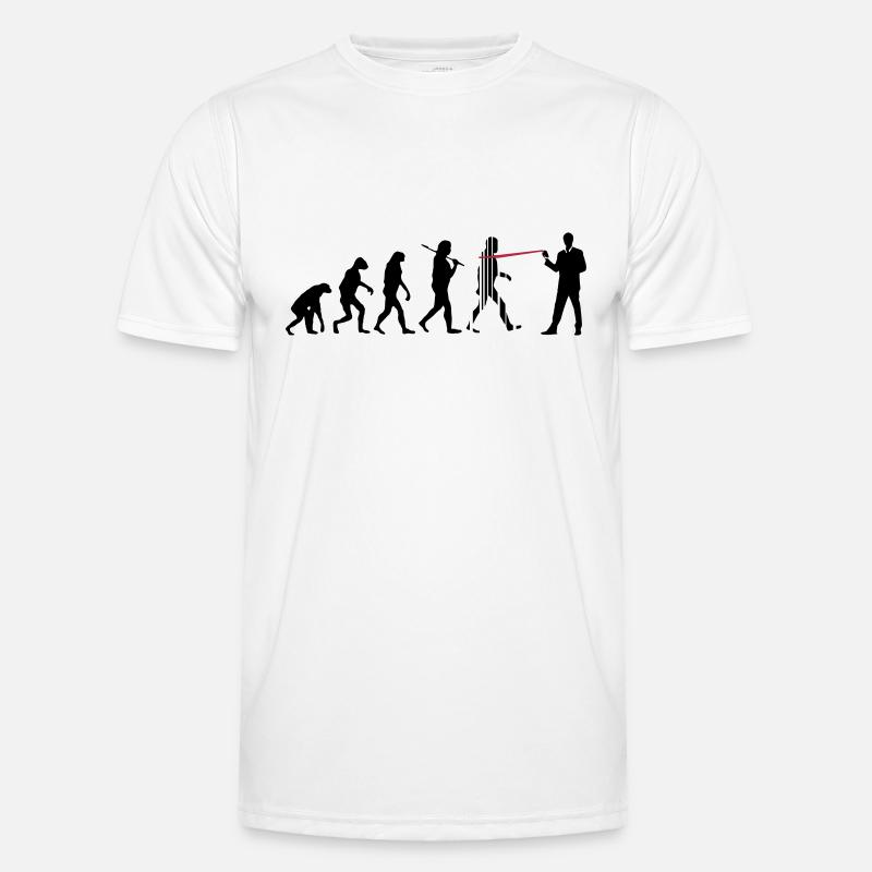 evolution nsa - Men's Functional T-Shirt - white