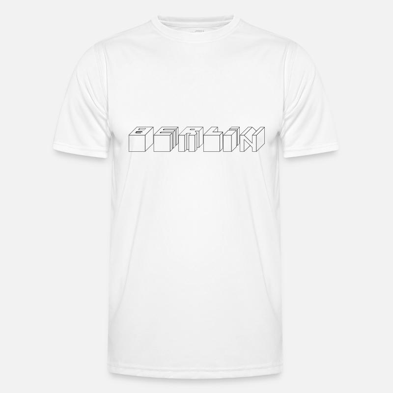 Berlin 3D Männer Funktions-T-Shirt