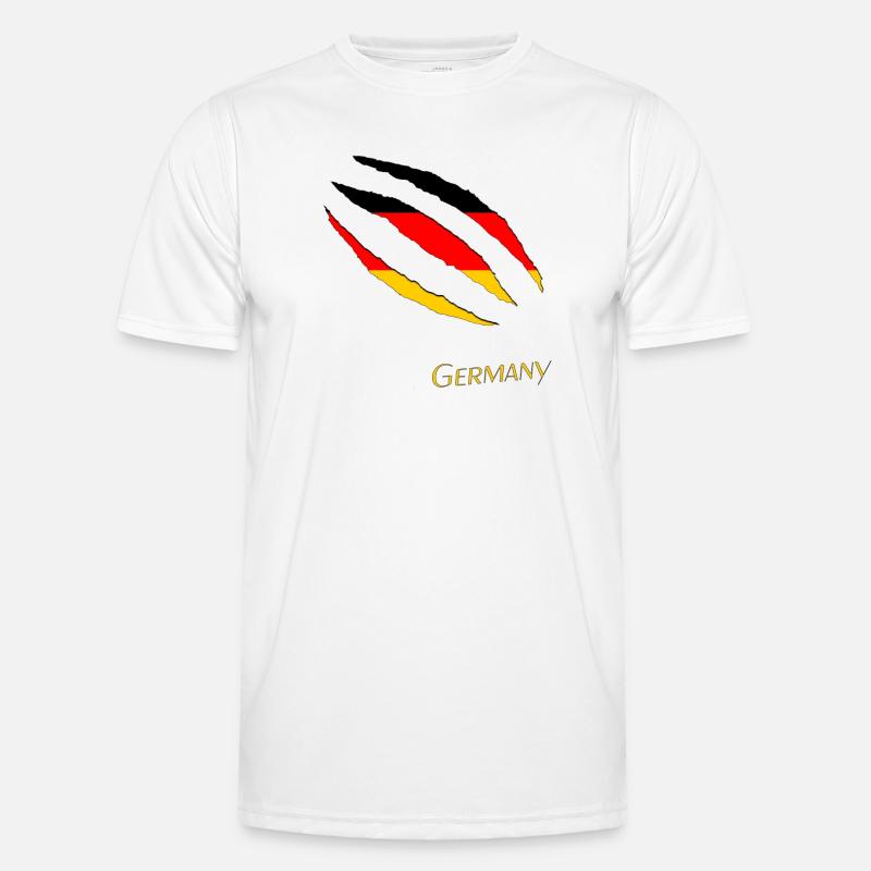 Germany Risse Claws Krallen Männer Funktions-T-Shirt