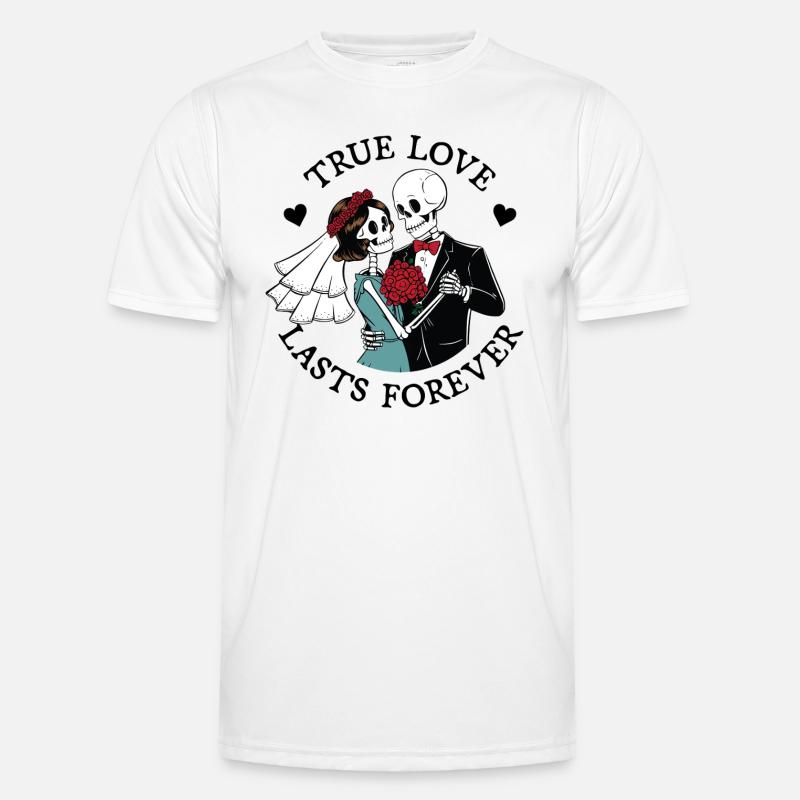 True love lasts forever Men's Functional T-Shirt
