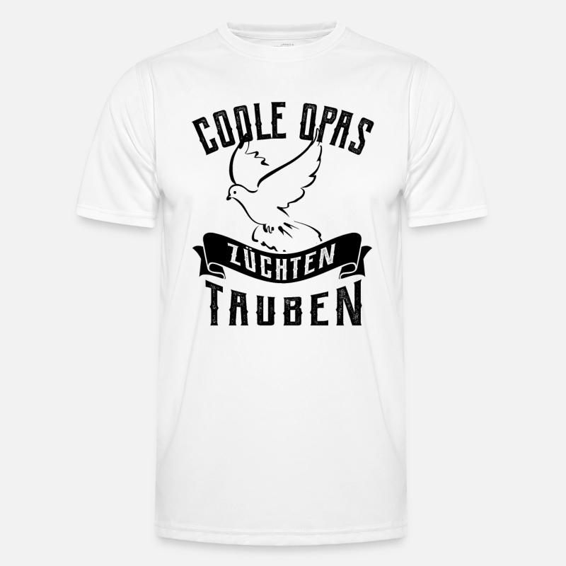 Coole Opas - Brieftauben Taubenzüchter Männer Funktions-T-Shirt
