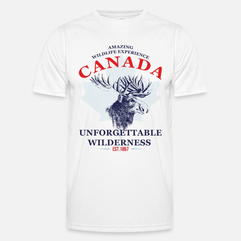 CANADA - MOOSE Männer Funktions-T-Shirt