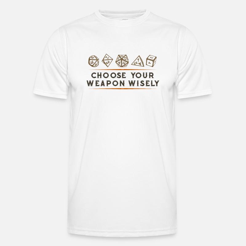 Tabletop Rpg RP W20 Board Game DSA P&P Men's Functional T-Shirt