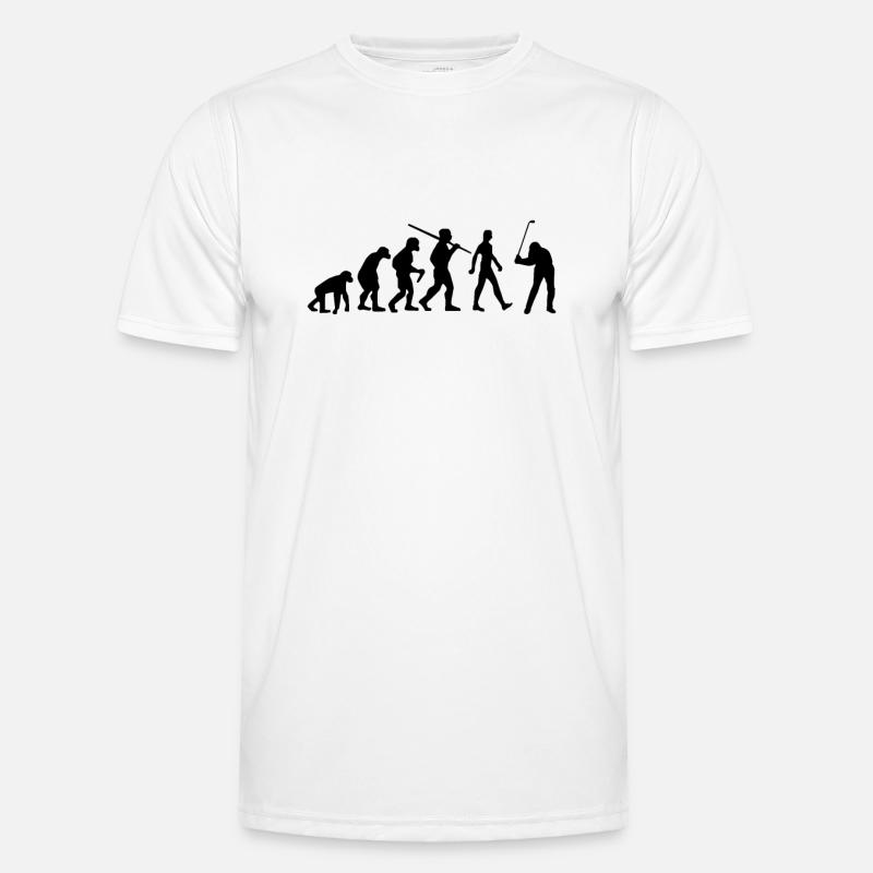 Golf Evolution Golfer - Men's Functional T-Shirt - white