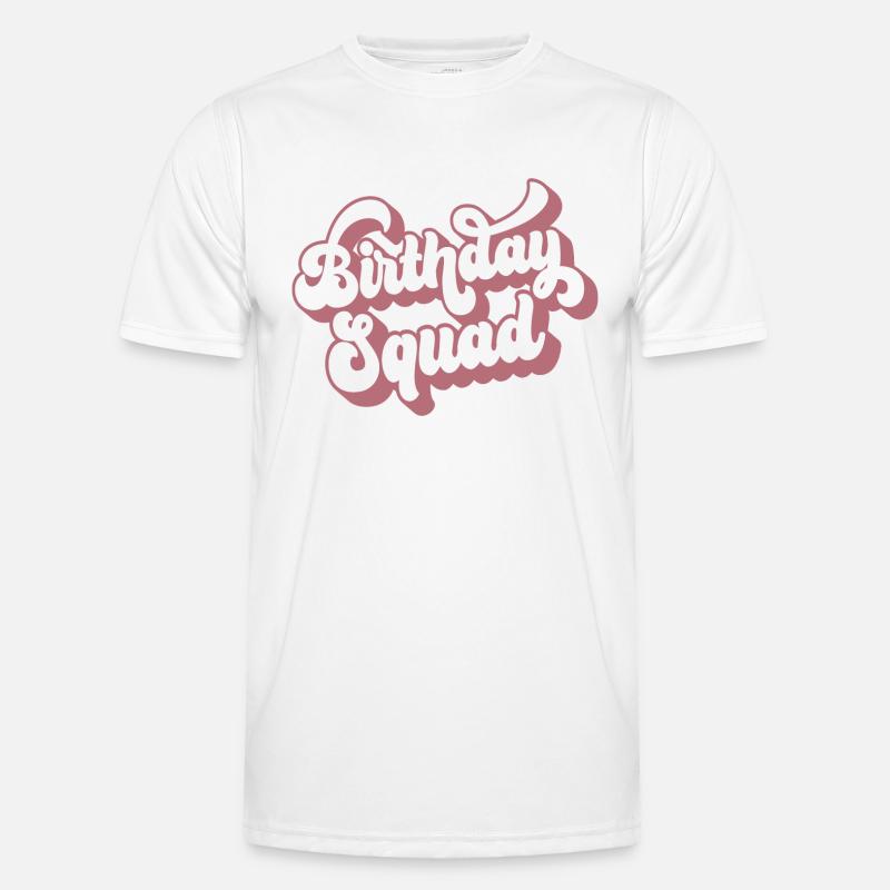 Birthday Squad Matching Gruppe Geburtstagsfeier Geschenk Männer Funktions-T-Shirt