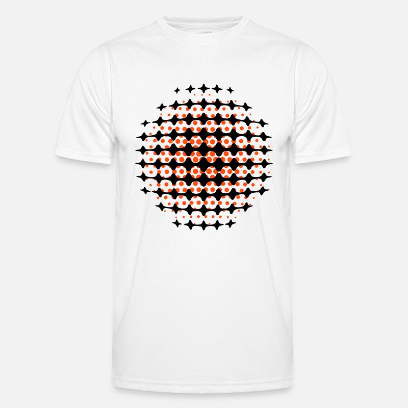 FUNKY DISCO SPACE SUPERNOVA (UK) - MOIRE PATTERNS Men's Functional T-Shirt