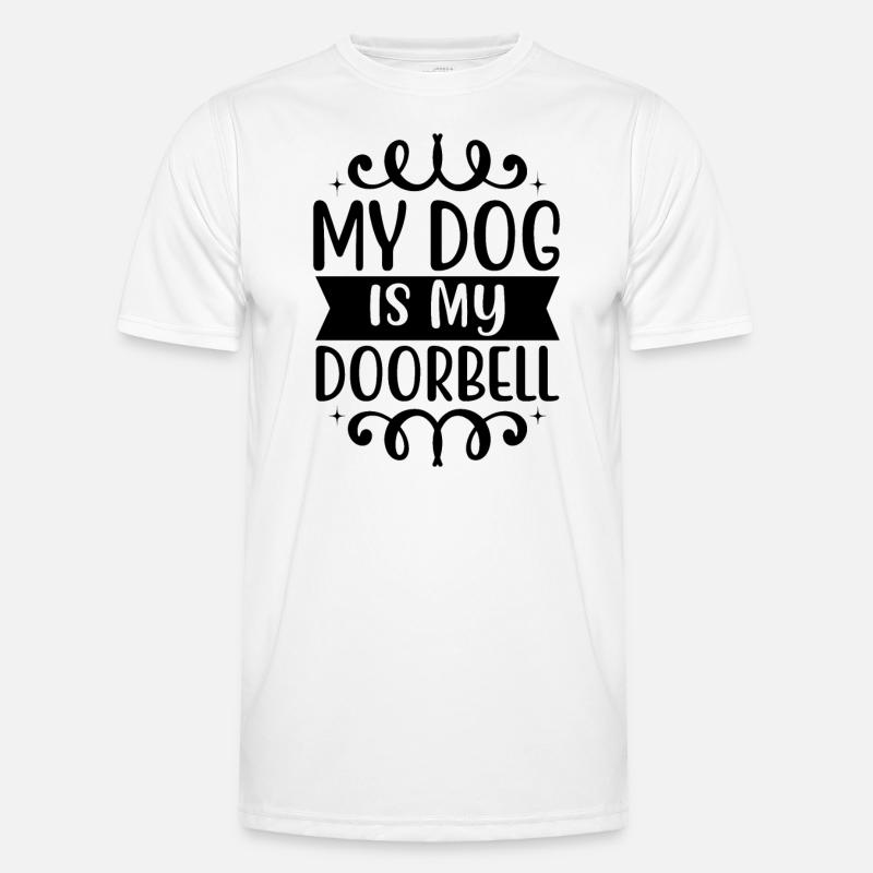 Mon chien est ma sonnette T-shirt sport Homme