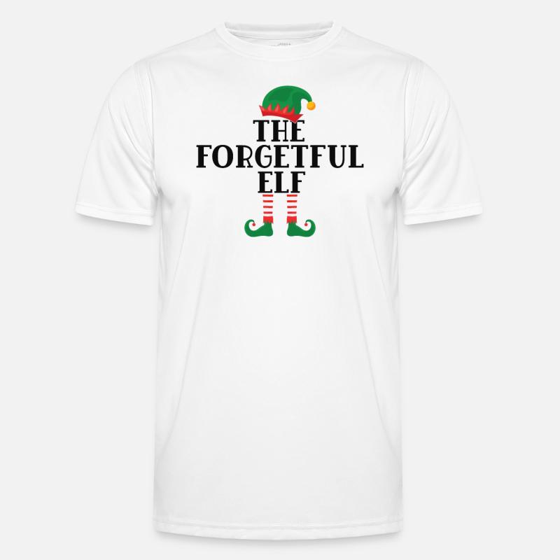 The Forgetful Elf Norwegian Pattern Men's Functional T-Shirt