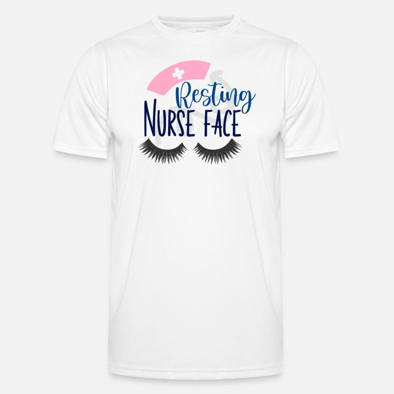 Resting Nurse Face Men's Functional T-Shirt
