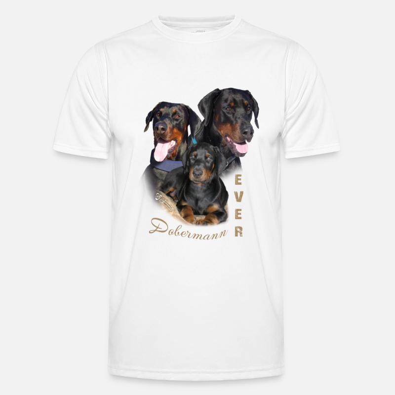 Dobermann Männer Funktions-T-Shirt