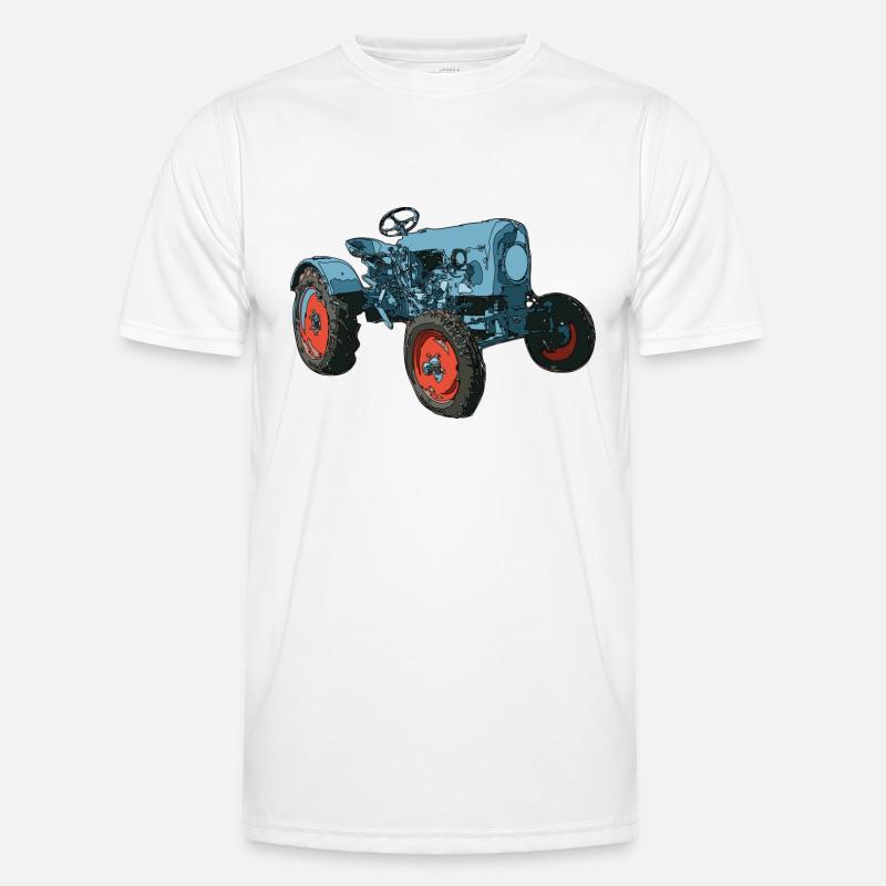 Trecker, Traktor, Schlepper Männer Funktions-T-Shirt