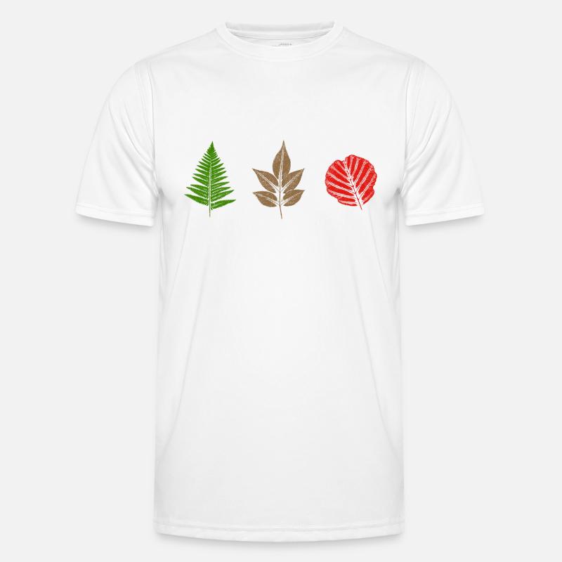 Conception des feuilles T-shirt sport Homme