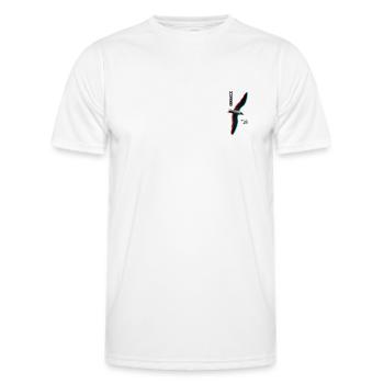 Seagull - My Name Is Not Steven - Männer Funktions-T-Shirt - Weiß - Vorne - AI Model Male 178 dark (178cm)