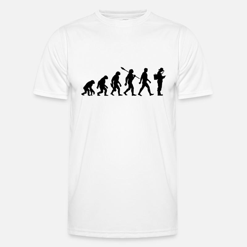 Evolution - Beekeepers - Bees - Beekeeping - Men's Functional T-Shirt - white