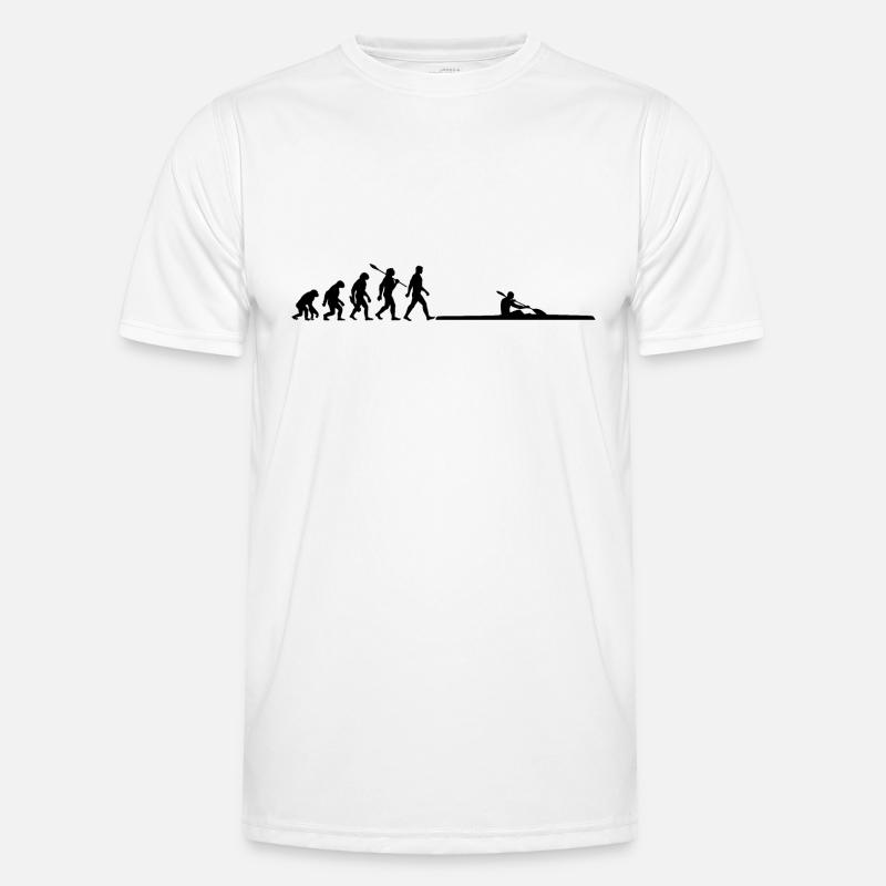 Evolution - Course de canoë - Kayak - Pagayage T-shirt sport Homme