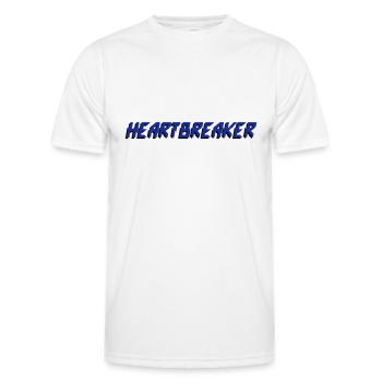 heartbreaker blue - Männer Funktions-T-Shirt - Weiß - Vorne - AI Model Male 178 dark (178cm)