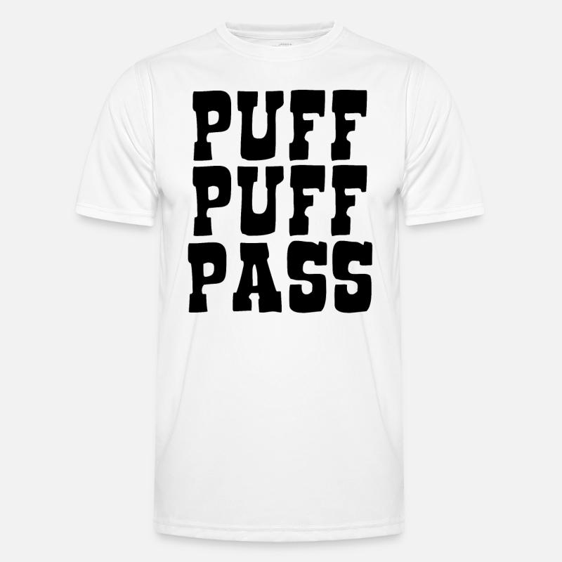 Puff Puff Pass - Smoking Rules for Dummies Men's Functional T-Shirt