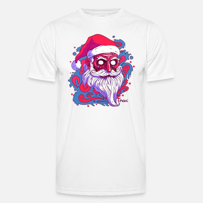 Der unheimliche Weihnachtsmann Männer Funktions-T-Shirt