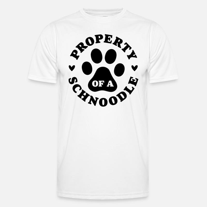 Propriété d’un Schnoodle T-shirt sport Homme