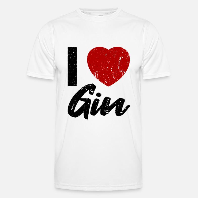I love Gin Men's Functional T-Shirt