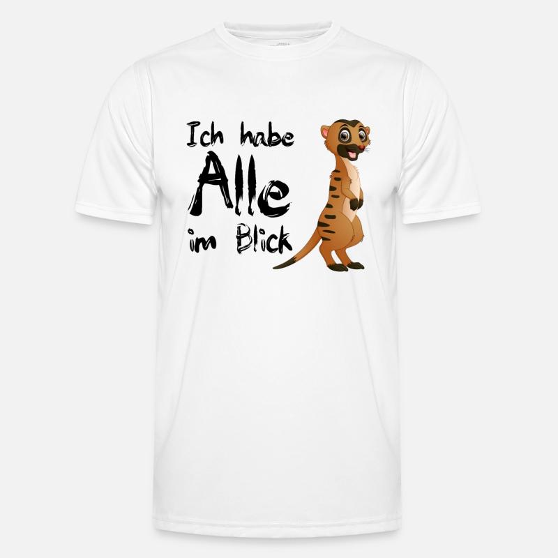 Erdmännchen Männer Funktions-T-Shirt
