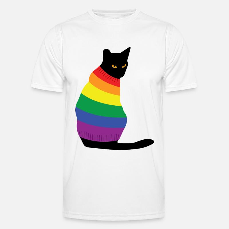 rainbow cat Men's Functional T-Shirt
