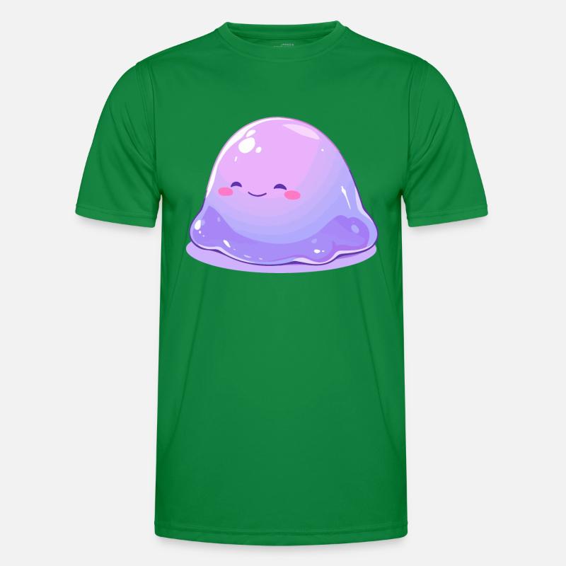 Monstre visqueux mignon - Conception de dessin animé mignon T-shirt sport Homme