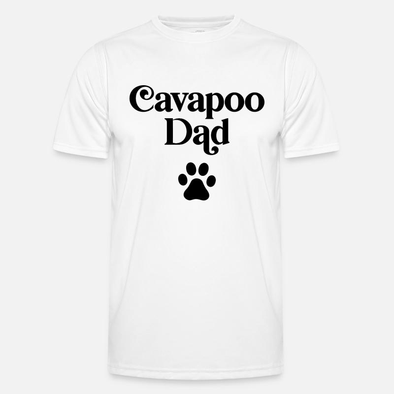 Cavapoo Vater Männer Funktions-T-Shirt